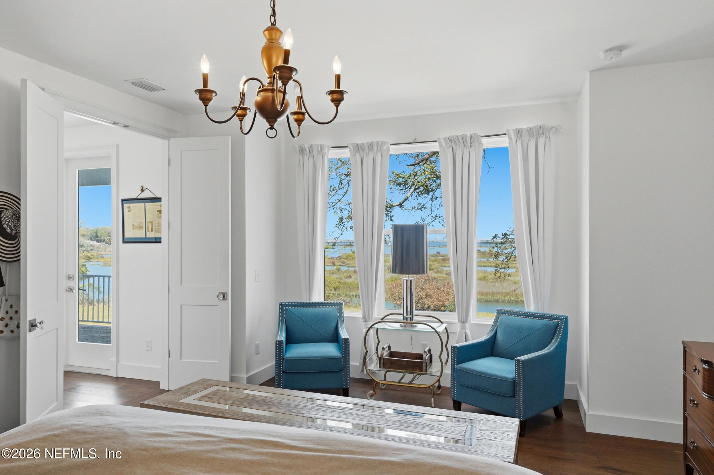 2406 Shore Drive St. Augustine, FL 32086 - Photo 54 of 108 a view of a livingroom with furniture window and wooden floor