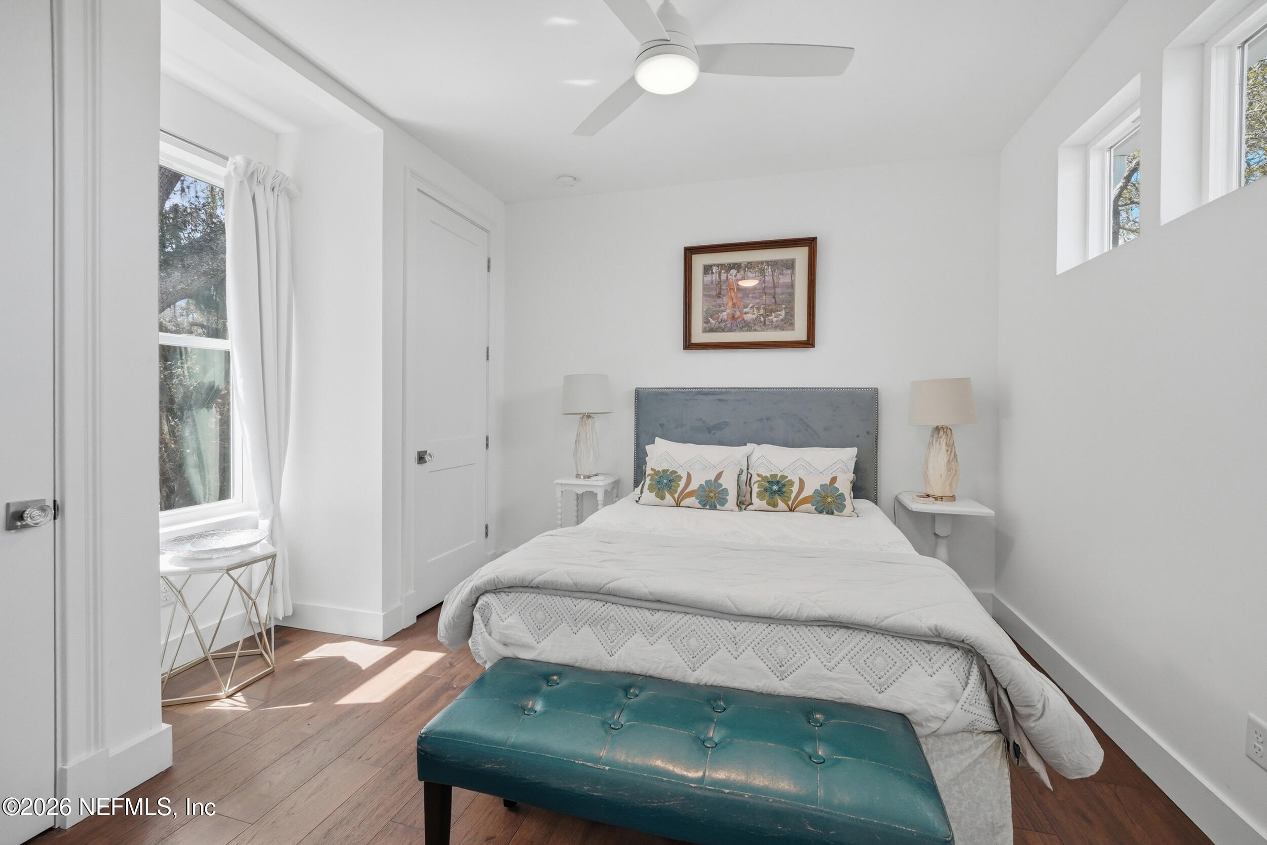2406 Shore Drive St. Augustine, FL 32086 - Photo 63 of 108 a bedroom with a bed and a window