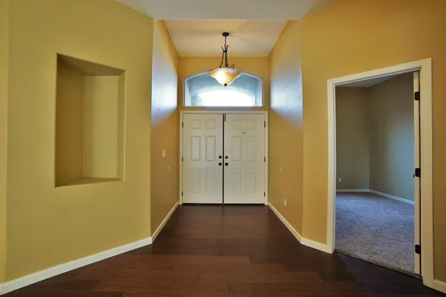 a view of a bathroom with a shower