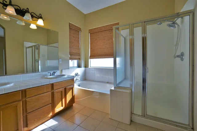 a house view with a outdoor space