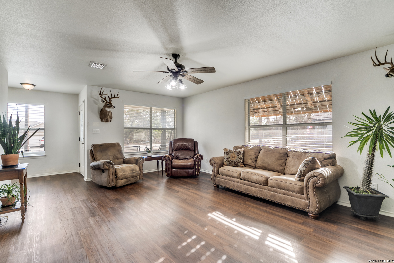 1145 Bob White Drive Spring Branch, TX 78070 - Photo 7 of 27 a living room with furniture and a large window