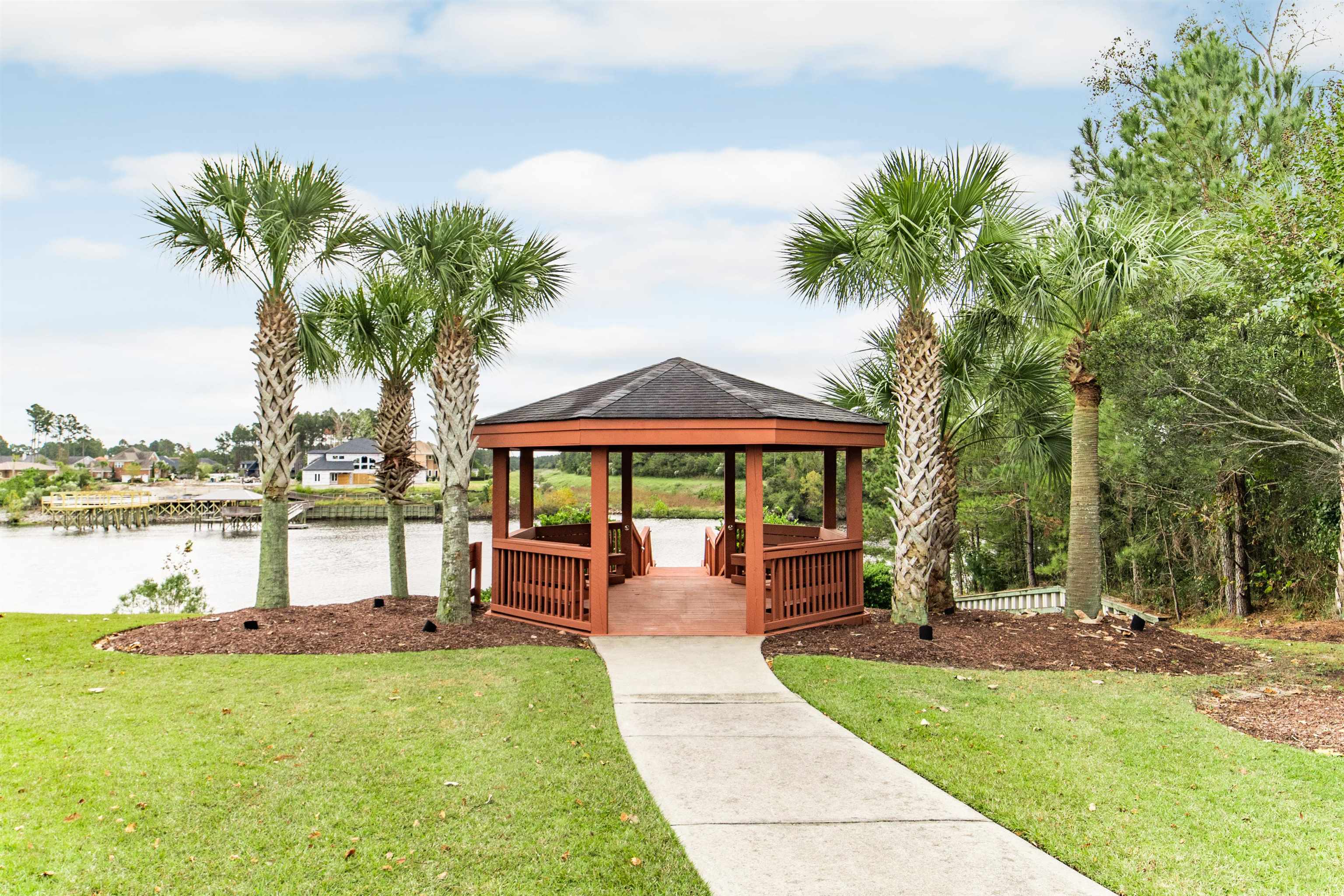 1003 Shipmaster Avenue Myrtle Beach, SC 29579 - Photo 13 of 50 Gazebo overlooking ICW