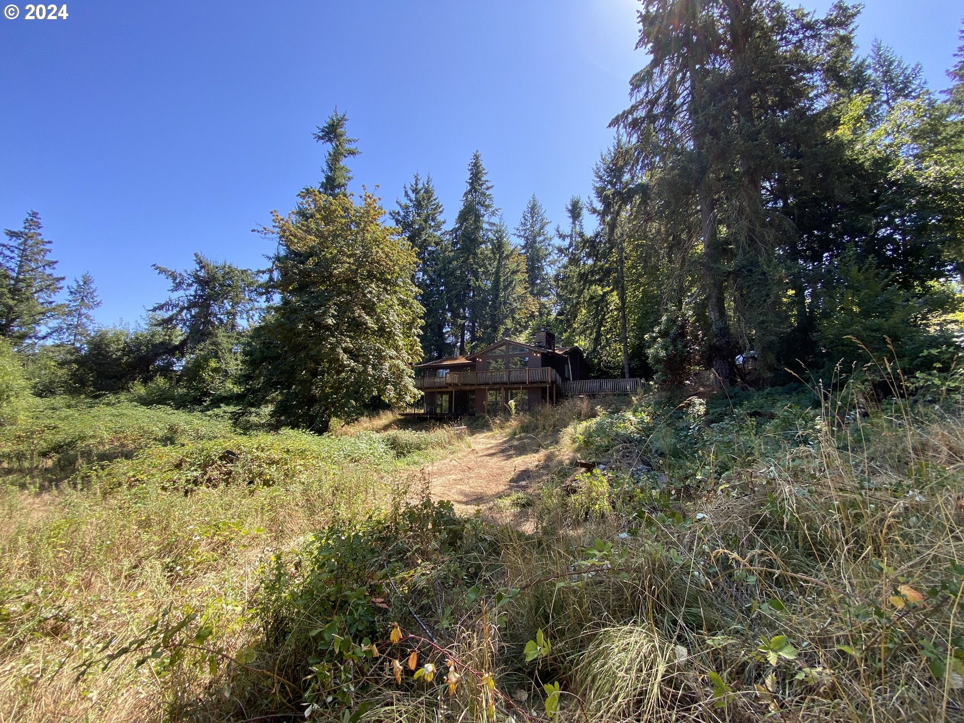 10909 South Ridgetop Drive Molalla, OR 97038 - Photo 21 of 28 a backyard of a house with lots of green space