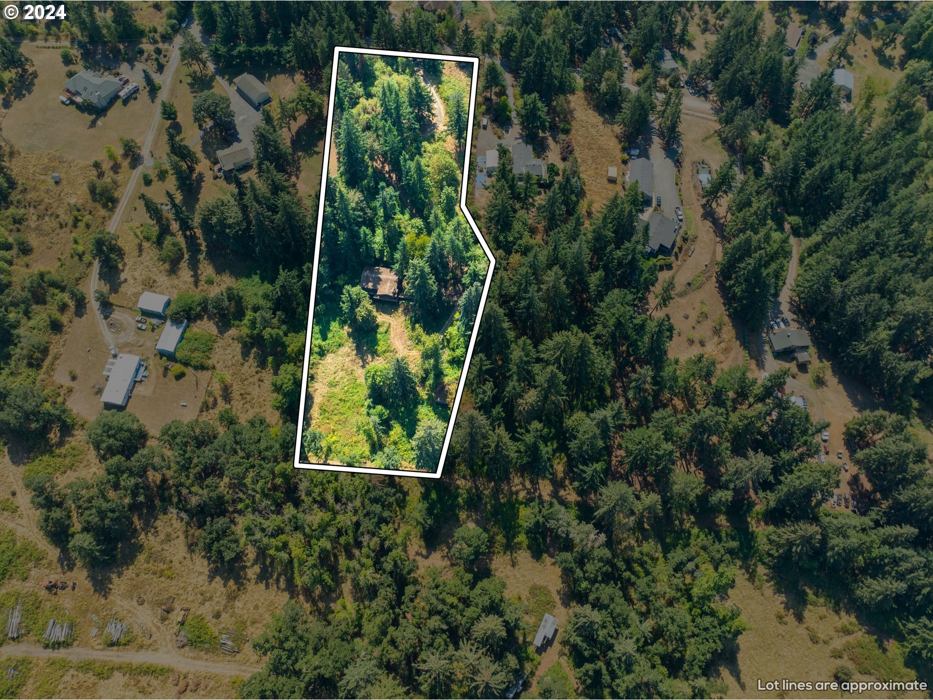 10909 South Ridgetop Drive Molalla, OR 97038 - Photo 22 of 28 an aerial view of residential house with outdoor space