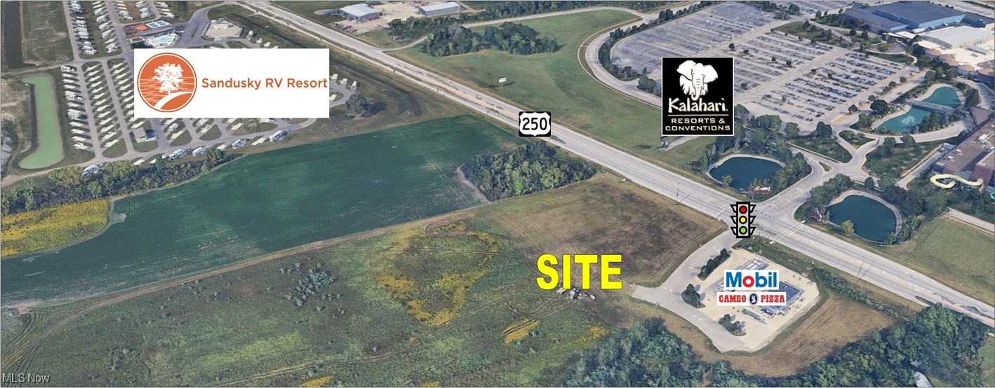 Milan Road Sandusky, OH 44870 - Photo 5 of 5 Aerial overview of property's location