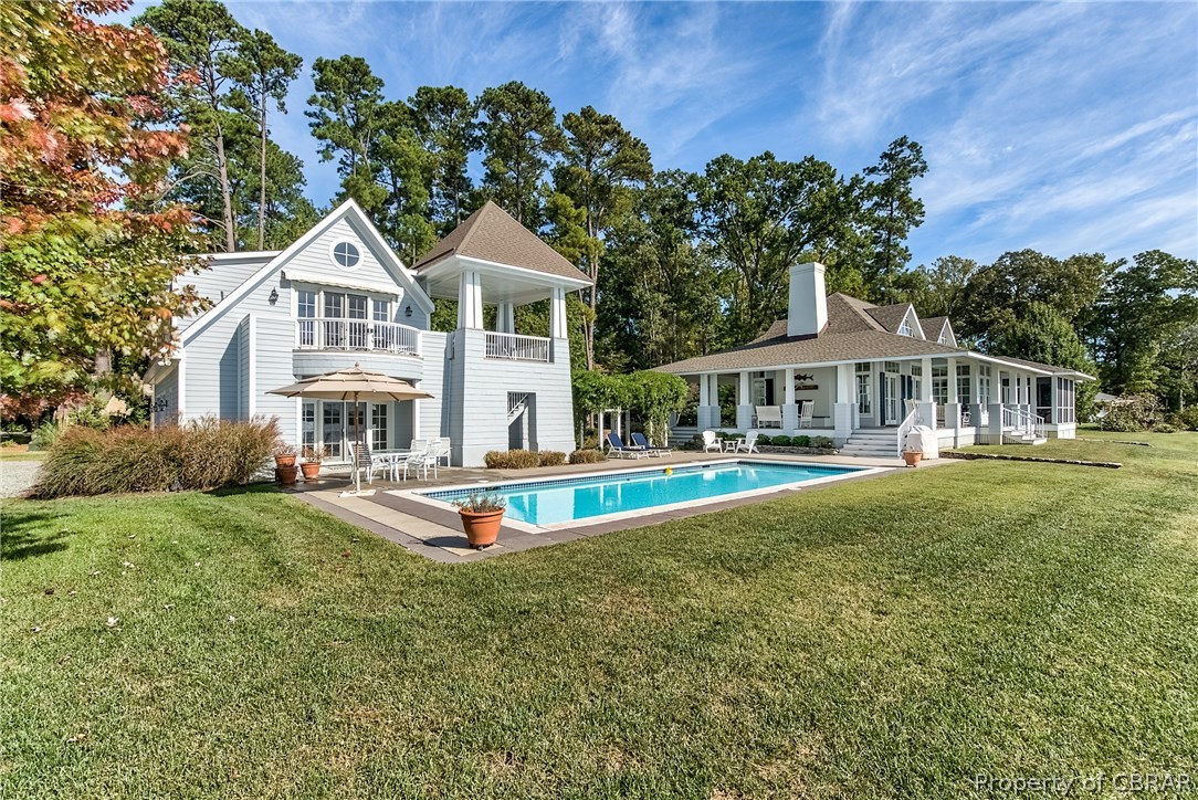 904 Queenstown Road Lancaster, VA 22503 - Photo 3 of 40 Carriage House, Pool and Main Home