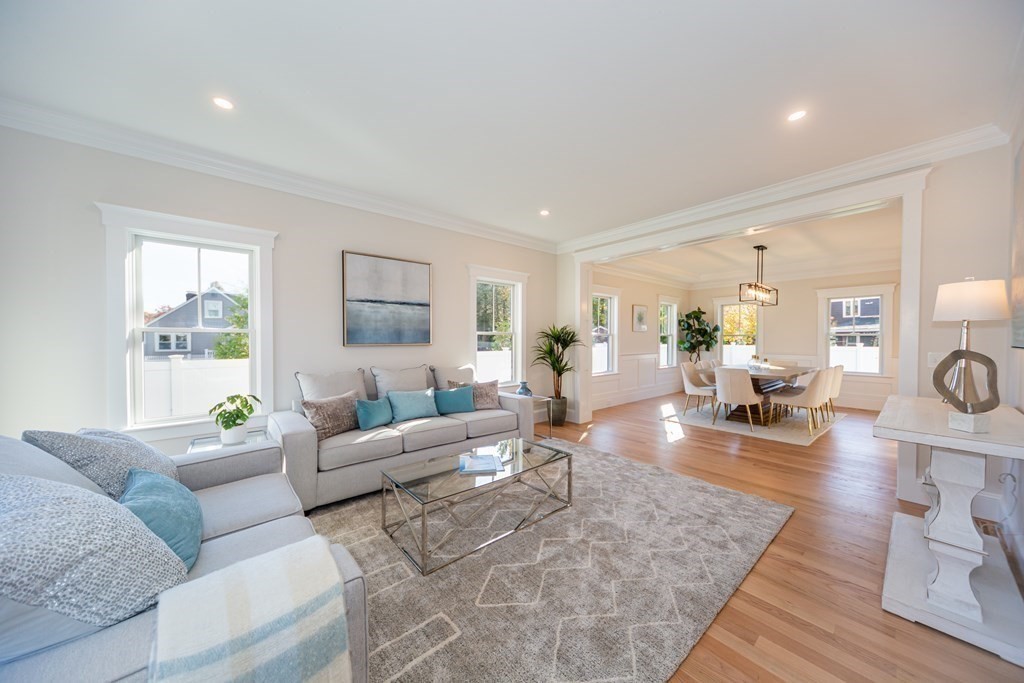 4 Whitcomb Street Natick, MA 01760 - Photo 7 of 42 a living room with furniture and wooden floor