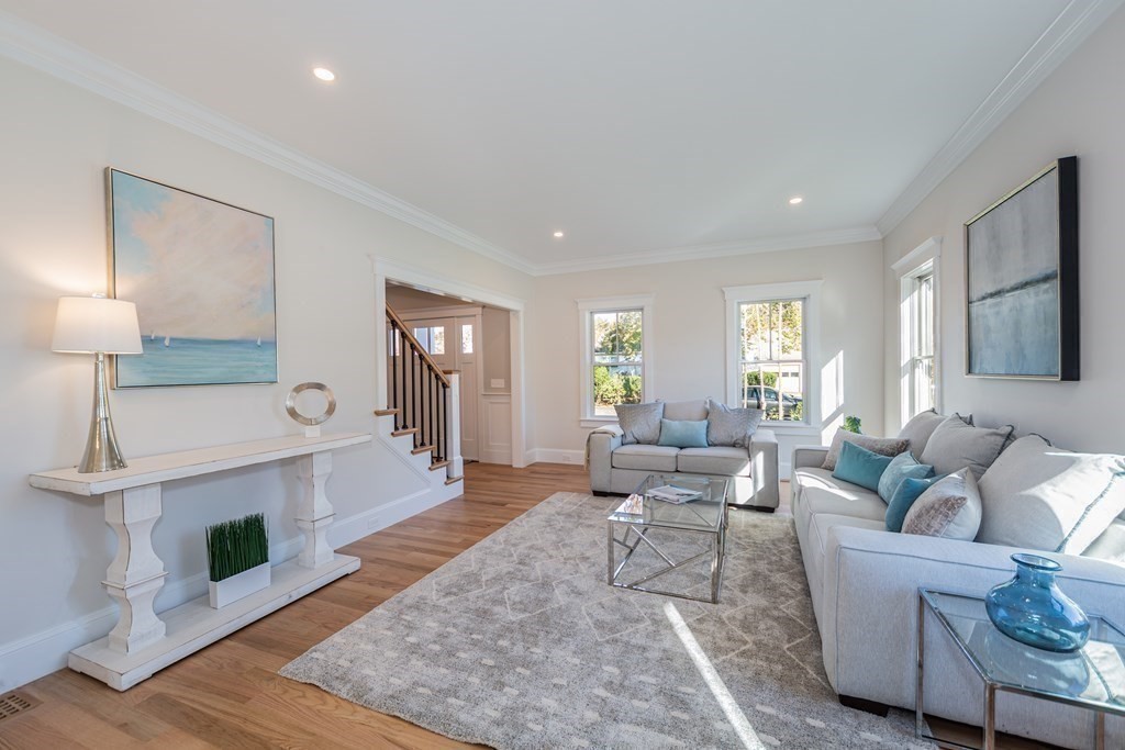 4 Whitcomb Street Natick, MA 01760 - Photo 9 of 42 a living room with furniture and wooden floor