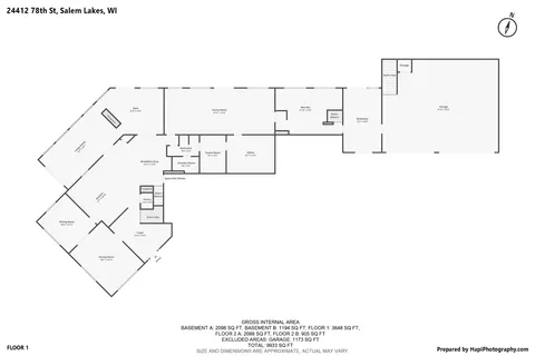 $1,300,000 | 24412 78th Street, Paddock Lake, WI 53168