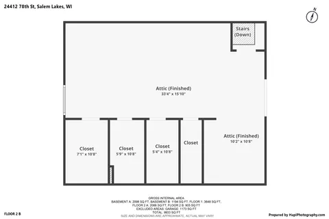 $1,300,000 | 24412 78th Street, Paddock Lake, WI 53168