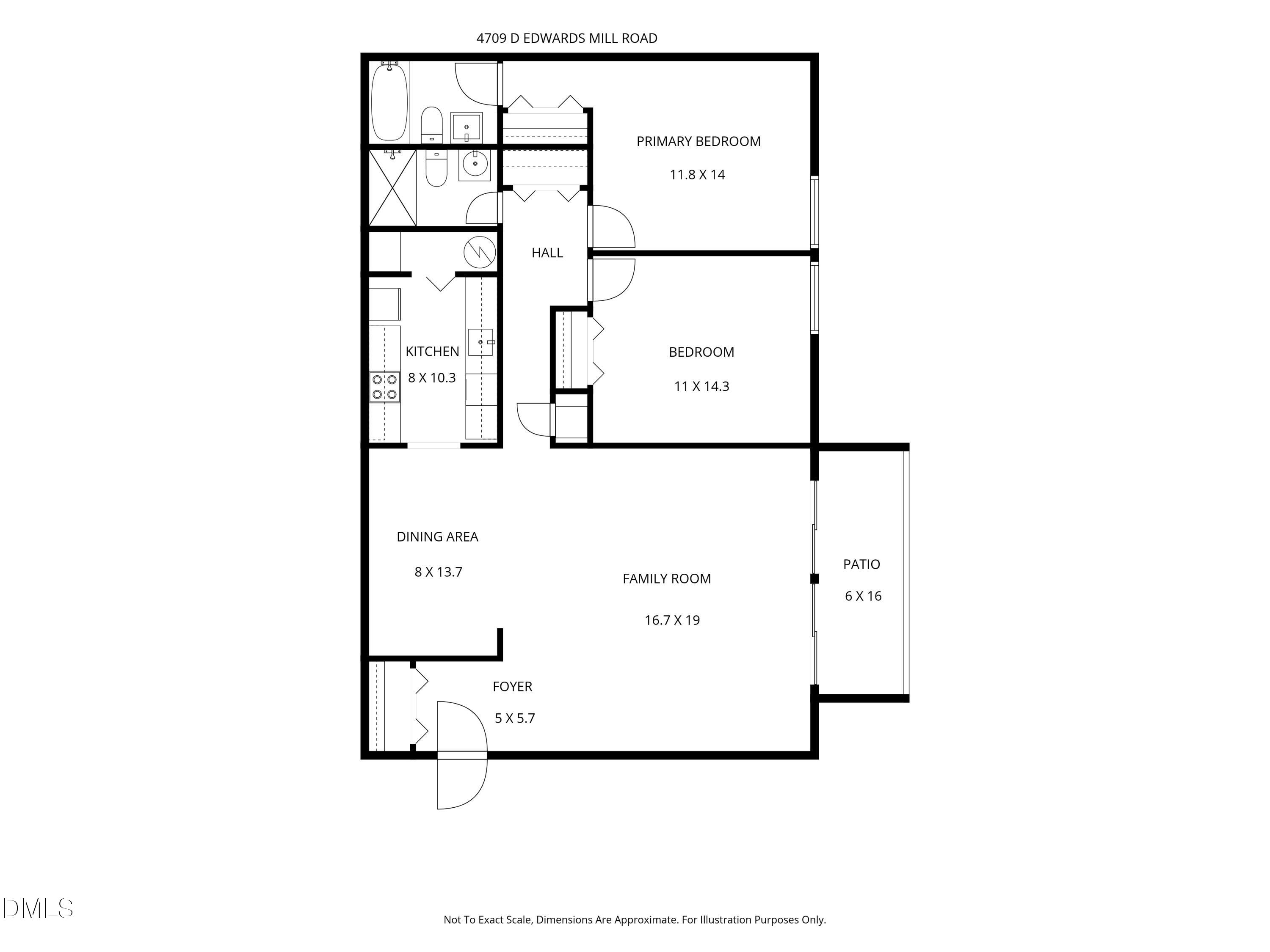 4709 Edwards Mill Road, Unit D Raleigh, NC 27612 - Photo 20 of 20 Edwards Mill FP-1