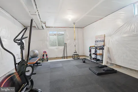 a view of a patio on wooden deck