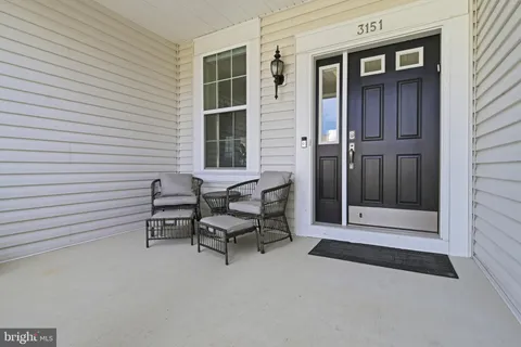 an outdoor view with patio