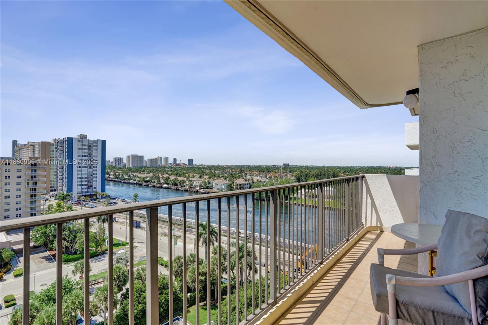 1201 South Ocean Drive, Unit 1010S Hollywood, FL 33019 - Photo 34 of 41 a view of city from a balcony