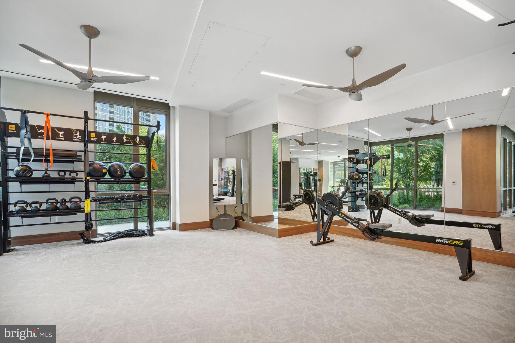 7887 Jones Branch Drive, Unit 803 McLean, VA 22102 - Photo 23 of 35 a view of a room with gym equipment