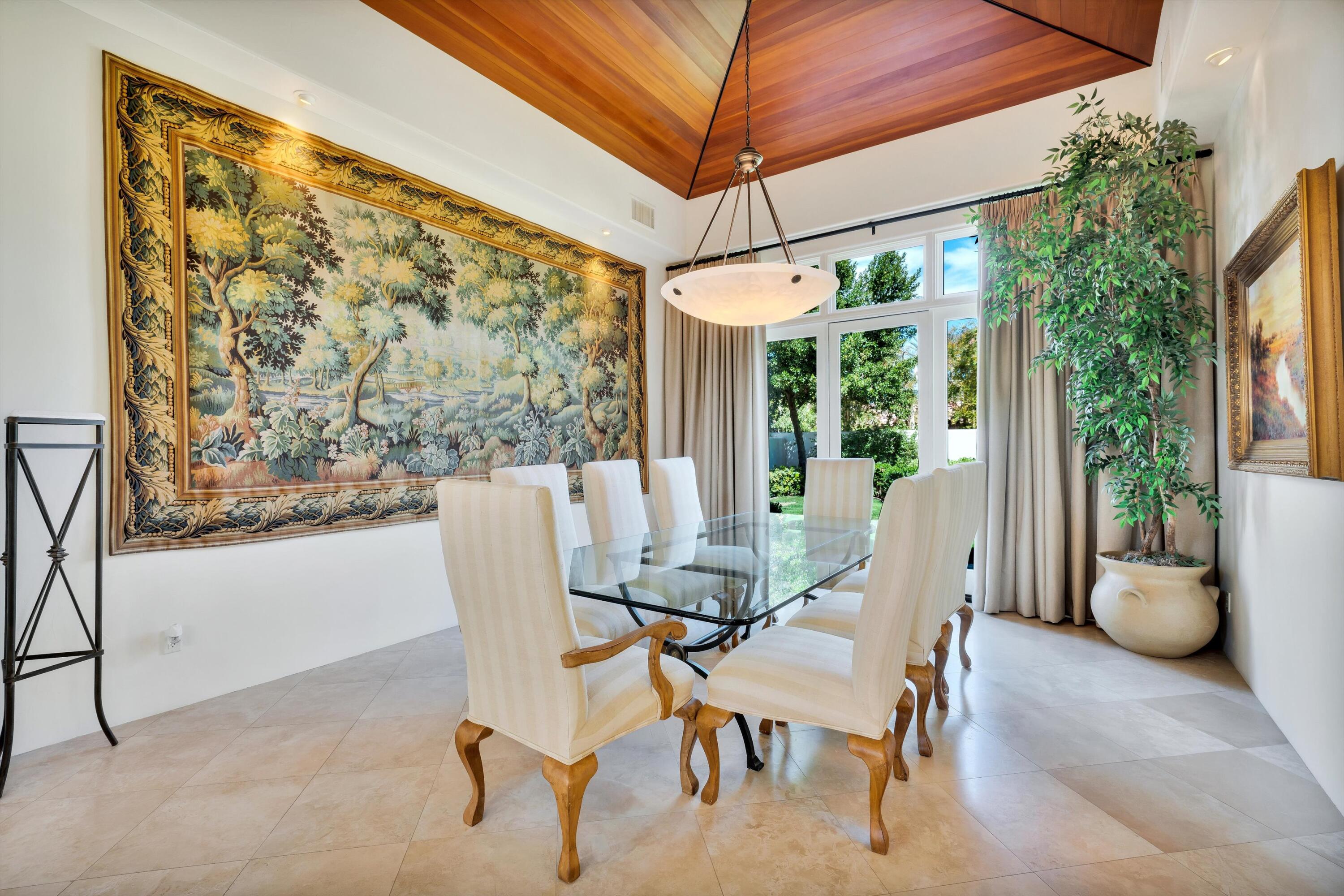 78411 Talking Rock Turn La Quinta, CA 92253 - Photo 41 of 70 a view of a dining room with furniture window and outside view