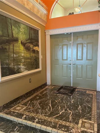 a view of a front door