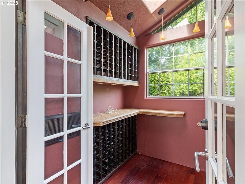 4155 Mapleton Drive West Linn, OR 97068 - Photo 14 of 38 a room with rack on the wall and a large window