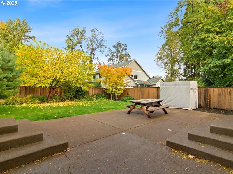 4155 Mapleton Drive West Linn, OR 97068 - Photo 35 of 38 a small garden with trees in the background