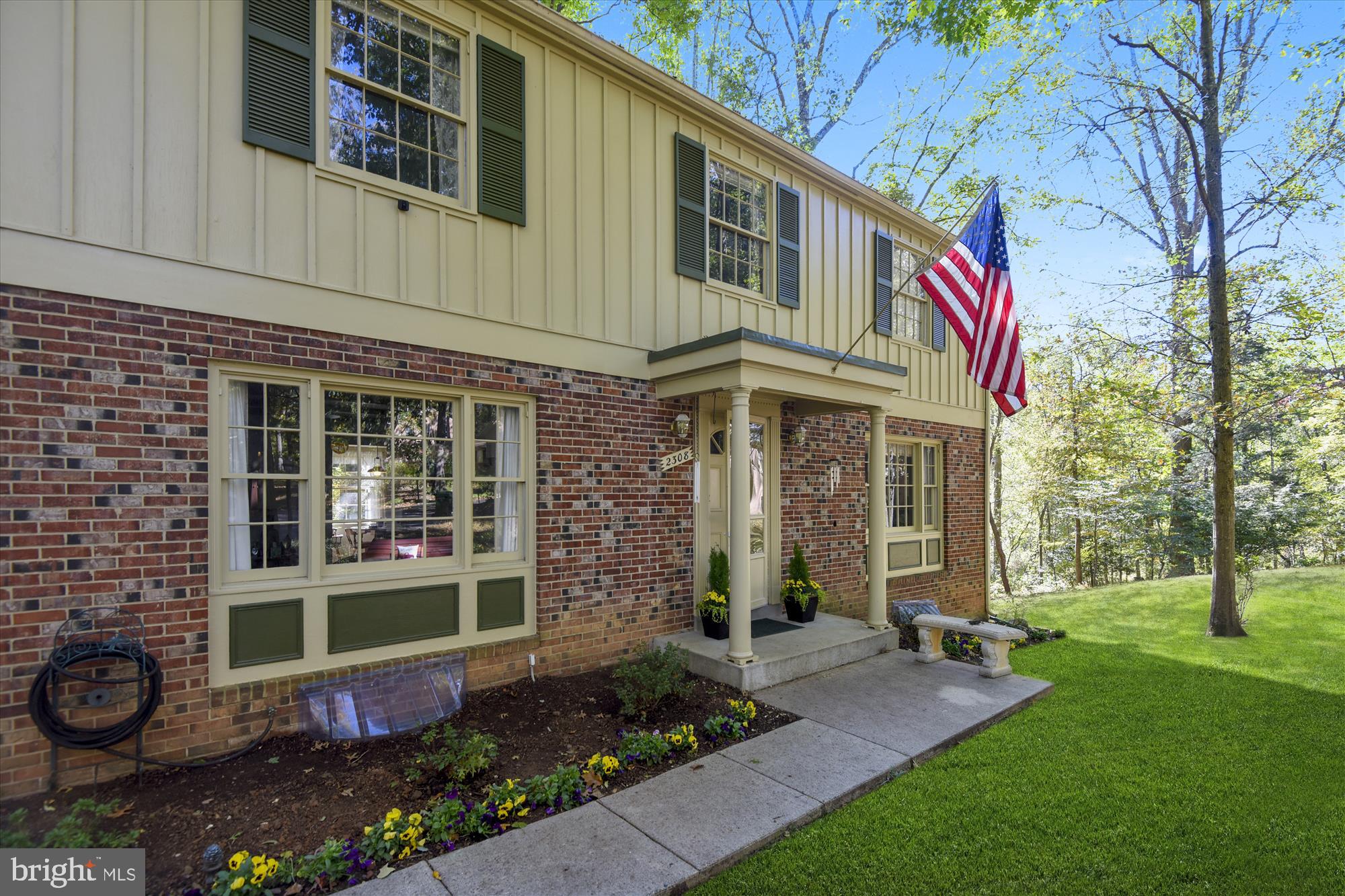 2308 Short Ridge Road Reston, VA 20191 - Photo 23 of 37 Flagstone walkway to front door