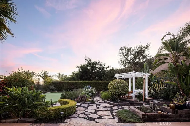 a outdoor living space with furniture