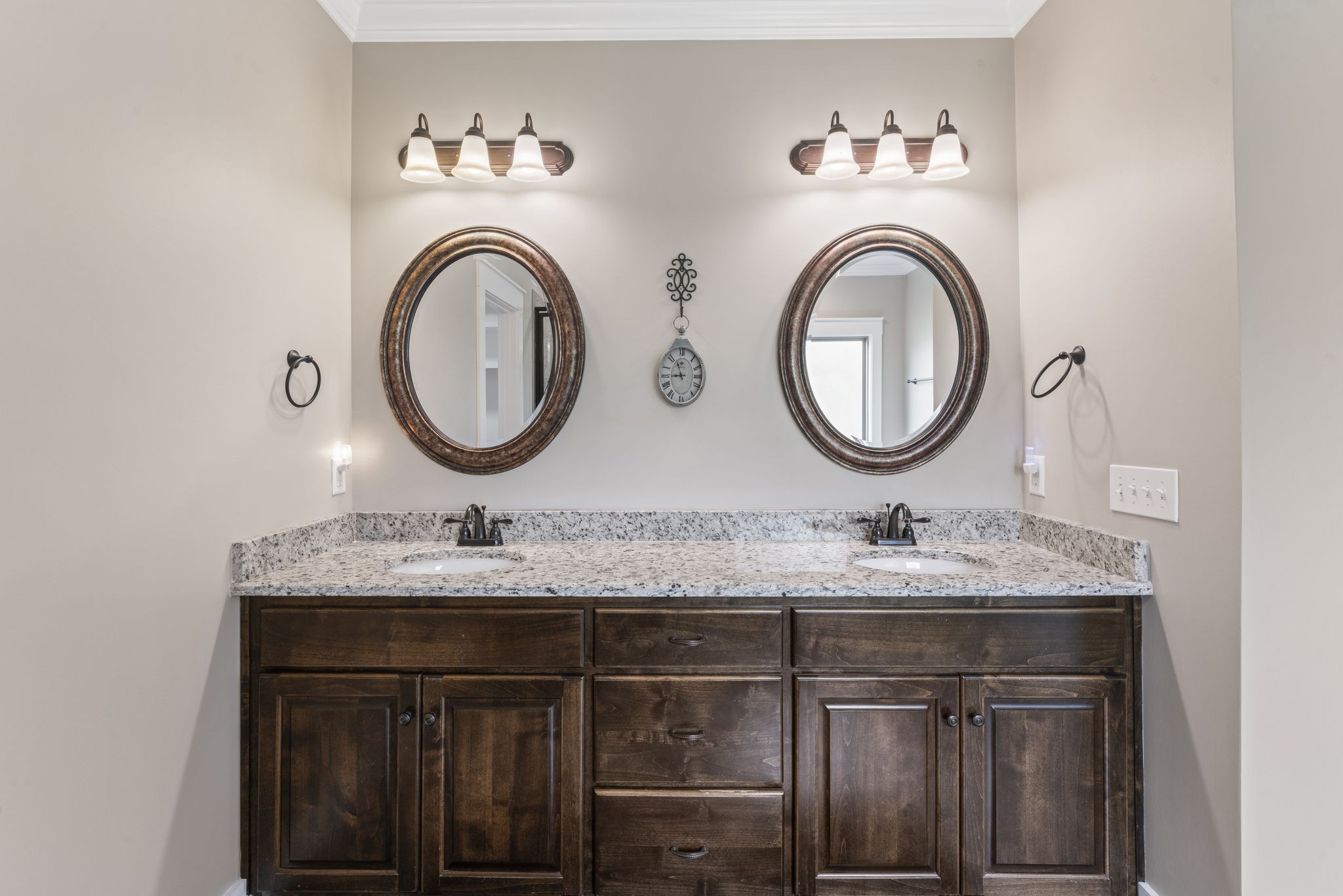523 Urlacher Drive Murfreesboro, TN 37129 - Photo 22 of 45 a bathroom with a granite countertop double vanity and a sink
