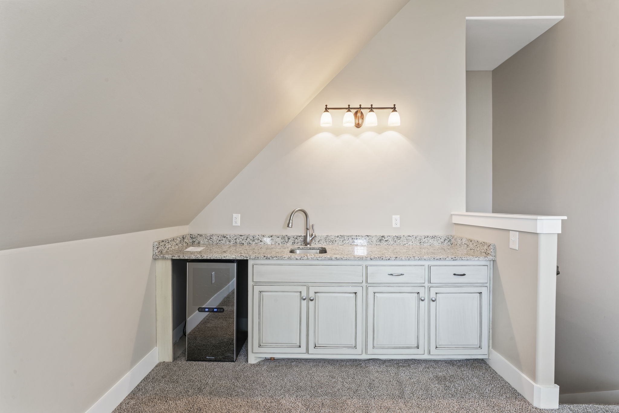 523 Urlacher Drive Murfreesboro, TN 37129 - Photo 28 of 45 a bathroom with a granite countertop sink and a mirror