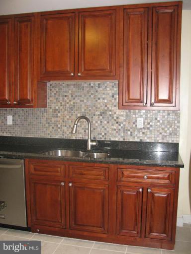 1614 Burnwood Road Baltimore, MD 21239 - Photo 8 of 11 a kitchen with granite countertop wooden cabinets a sink and dishwasher