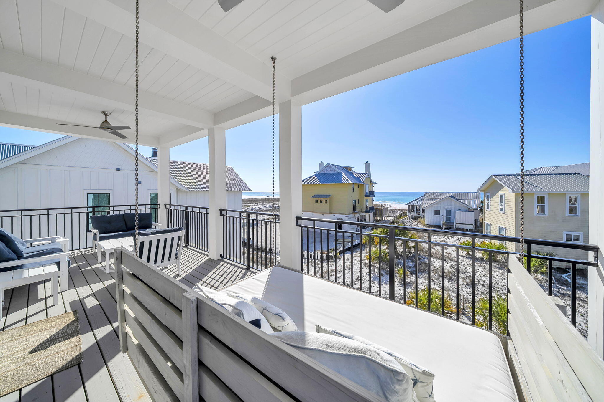 6 Hotz Avenue Santa Rosa Beach, FL 32459 - Photo 71 of 85 Porch swing views of the Gulf