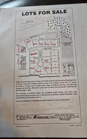 $8,414 | 9 Sunset Avenue-prairie Ln Mountain Lake, Mountain Lake, MN 56159