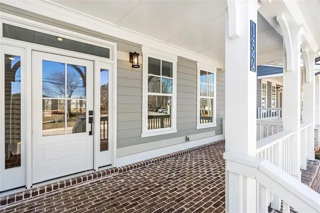 a view of a house with a window