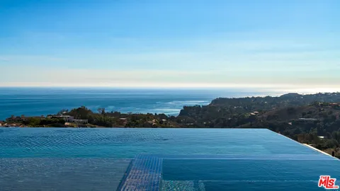a view of outside space and mountain view