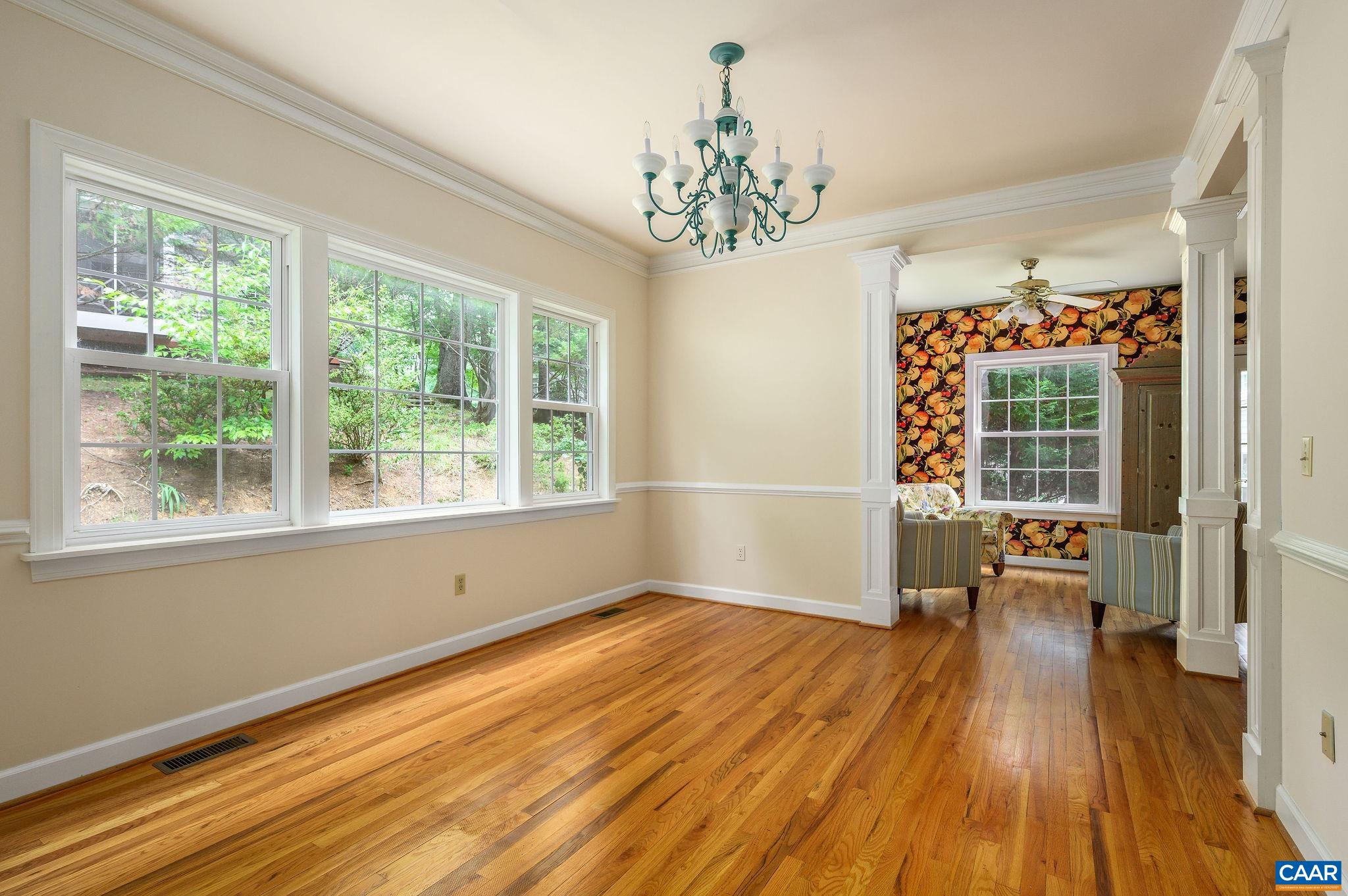 1330 Mosby Rch Charlottesville, VA 22901 - Photo 5 of 25 wooden floor in an empty room with a window