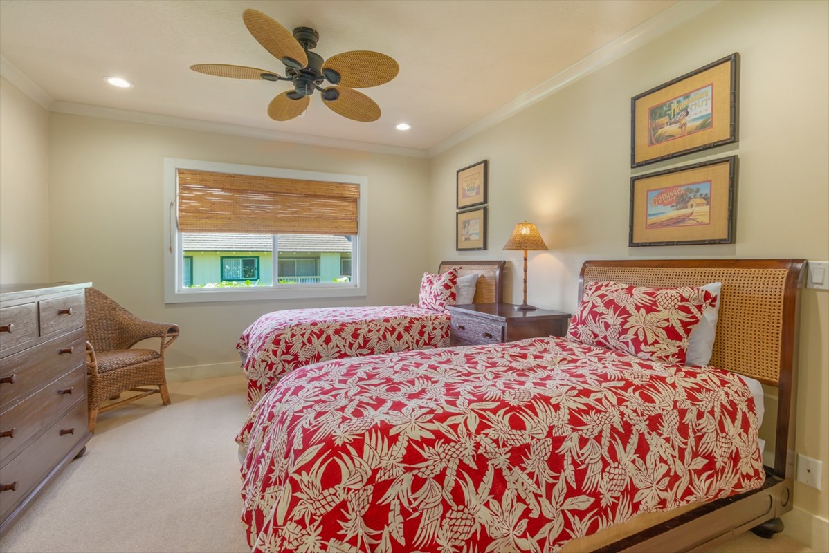 2387 Ho'ohu Road, Unit 221 Koloa, HI 96756 - Photo 18 of 25 a bedroom with double bed and a window
