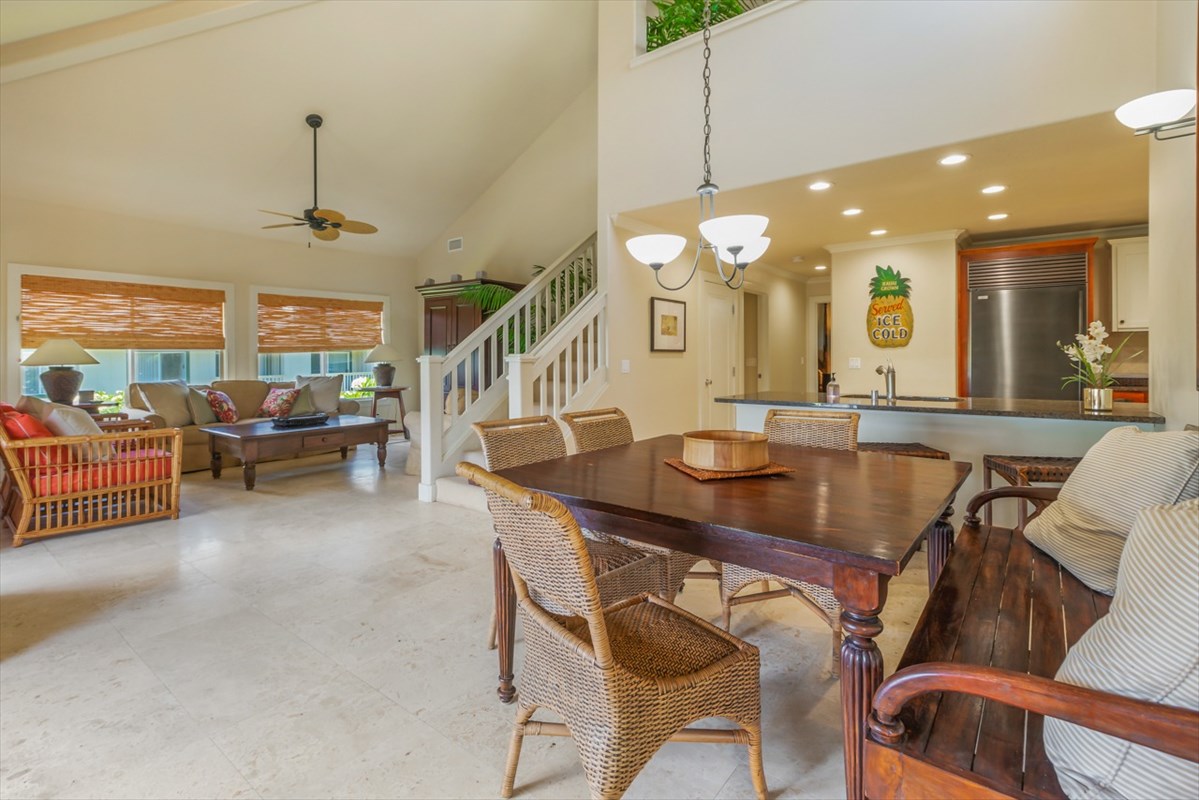 2387 Ho'ohu Road, Unit 221 Koloa, HI 96756 - Photo 5 of 25 a dinning area with furniture and a large window