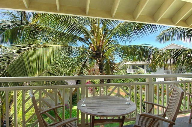 2387 Ho'ohu Road, Unit 221 Koloa, HI 96756 - Photo 6 of 25 a balcony with a plant and trees
