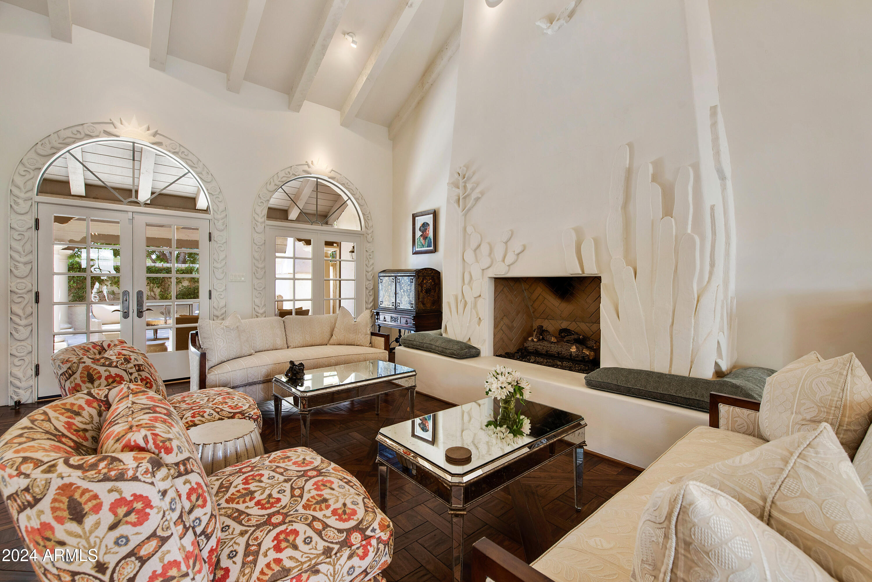 Living Room with Fireplace