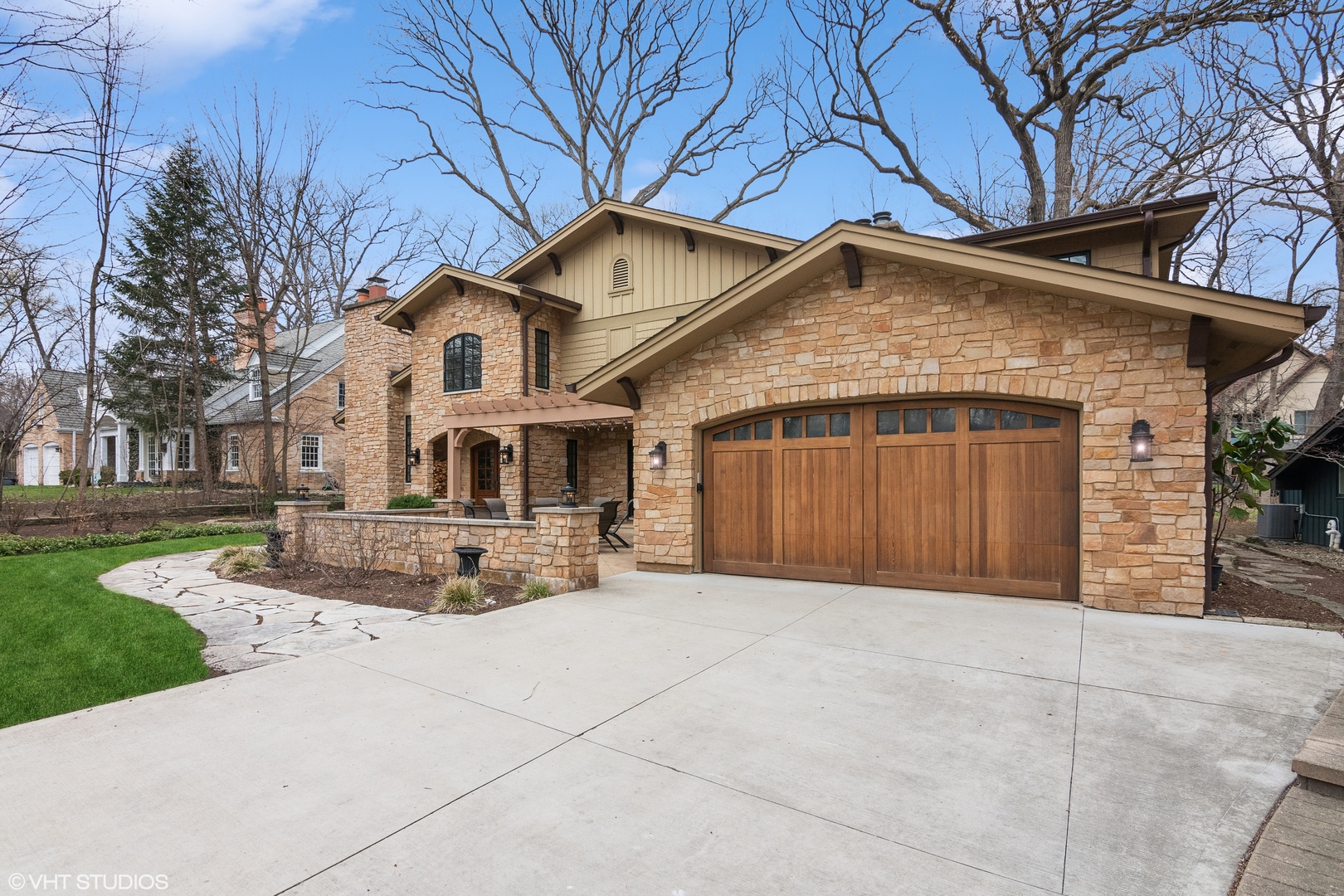 1364 Turvey Road Downers Grove, IL 60515 - Photo 2 of 35 a front view of a house with a yard and garage