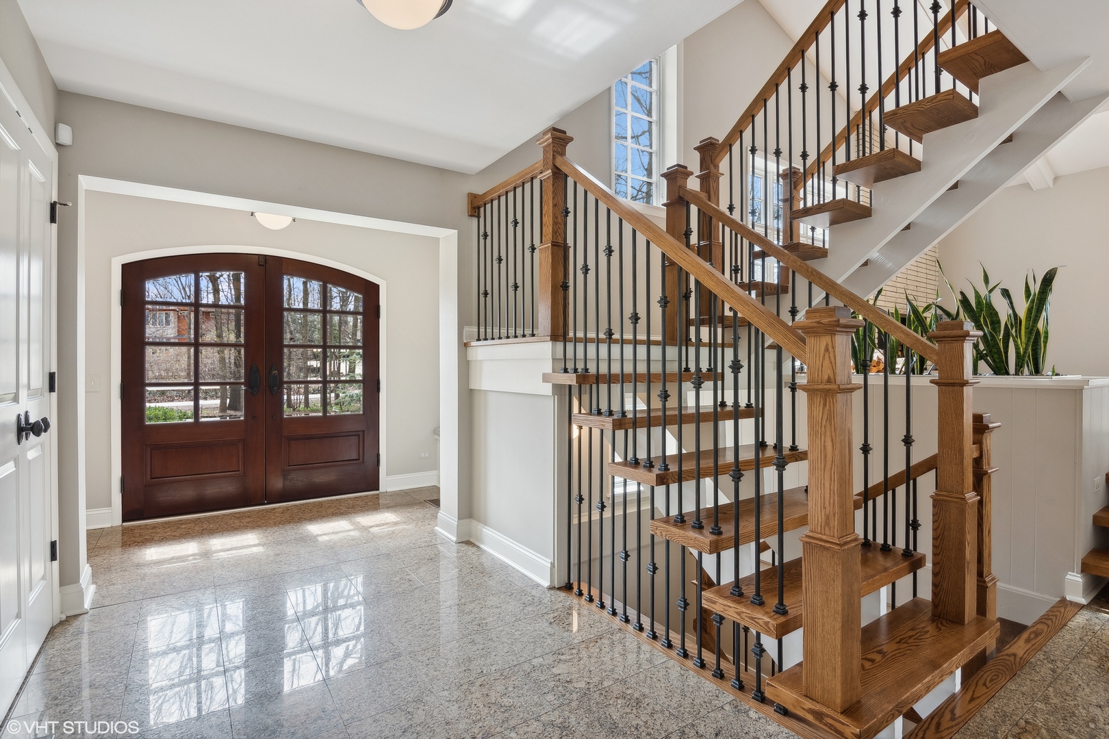1364 Turvey Road Downers Grove, IL 60515 - Photo 7 of 35 a view of entryway and hall with wooden floor