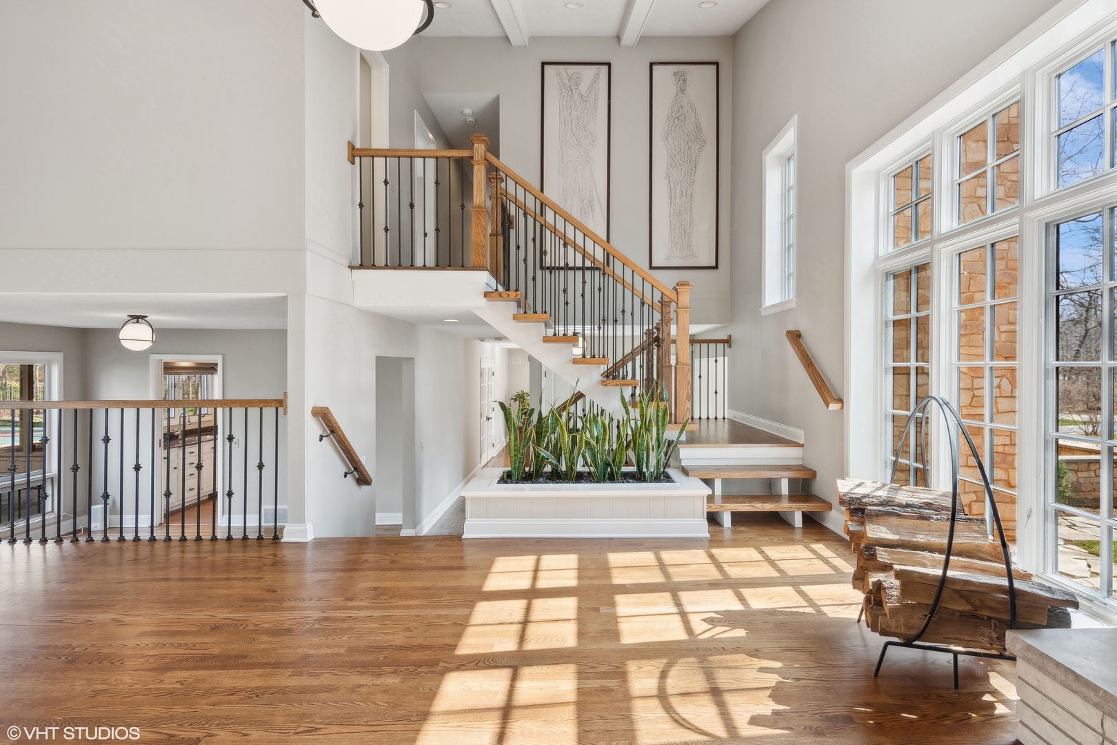 1364 Turvey Road Downers Grove, IL 60515 - Photo 10 of 35 a view of entryway and hall with wooden floor
