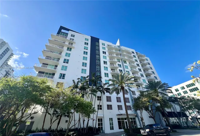 a view of a tall building