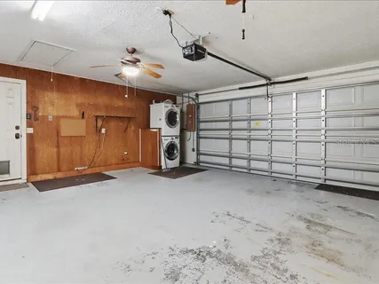 a view of a garage