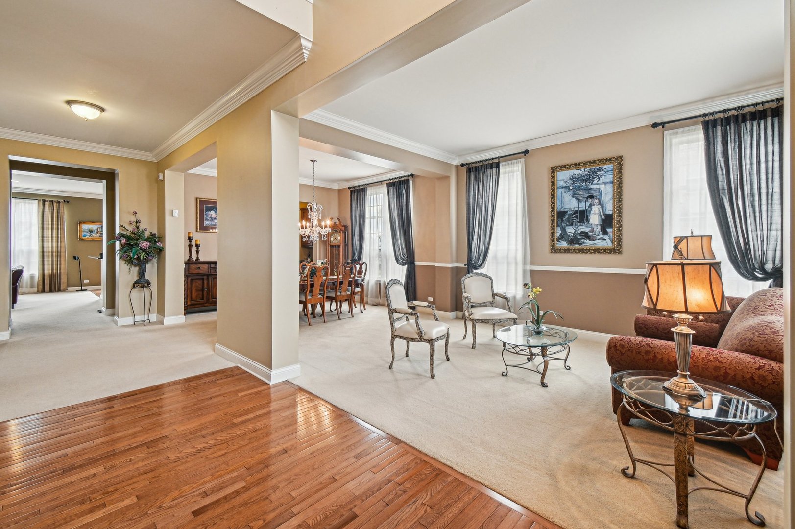 1037 Moray Drive Inverness, IL 60010 - Photo 2 of 50 a living room with furniture and a wooden floor