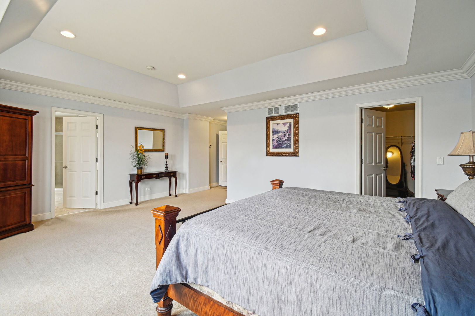 1037 Moray Drive Inverness, IL 60010 - Photo 26 of 50 a bed room with a bed and mirror