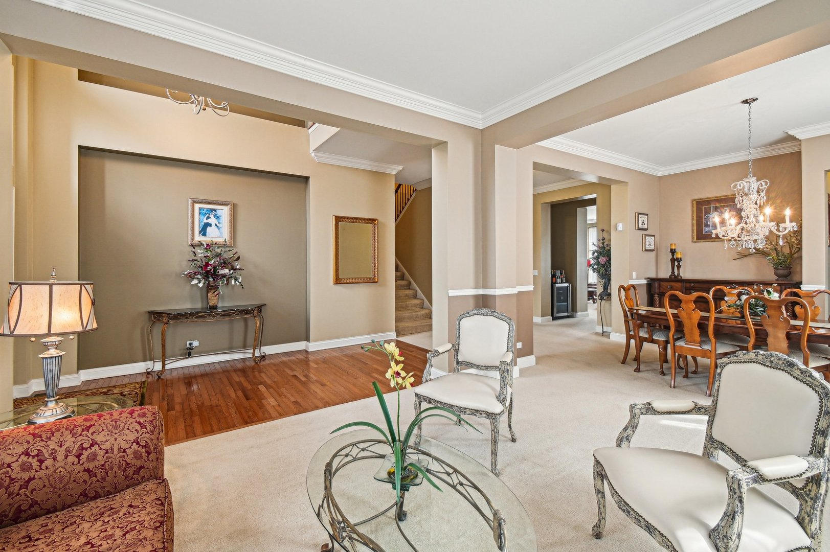 1037 Moray Drive Inverness, IL 60010 - Photo 3 of 50 a living room with furniture and wooden floor
