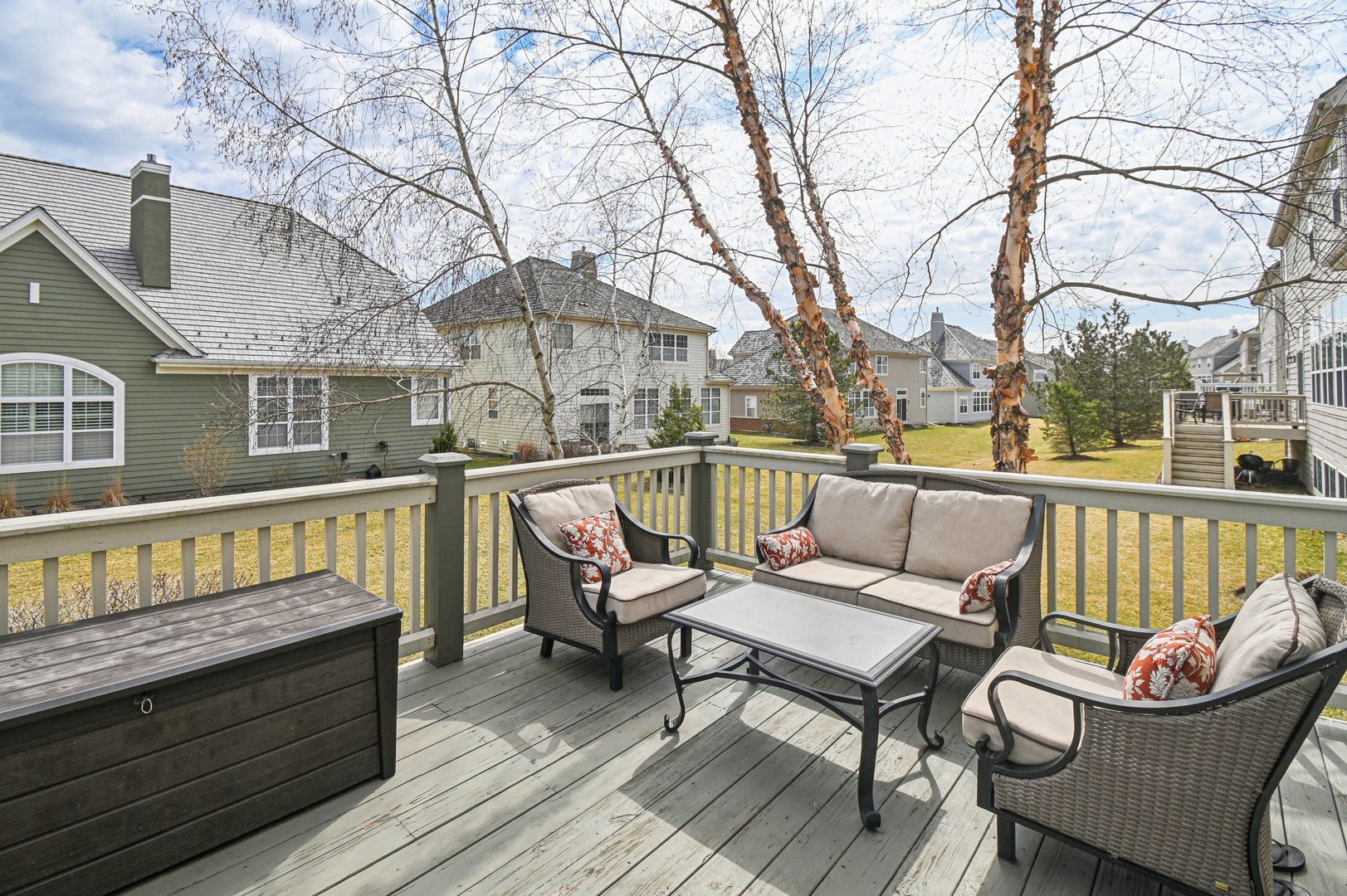 1037 Moray Drive Inverness, IL 60010 - Photo 44 of 50 a roof deck with a table and chairs