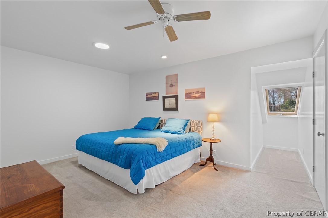 60 York Road Irvington, VA 22480 - Photo 25 of 50 Spacious bedroom with closet and additional "flex" room that could be used as an office space, playroom or storage