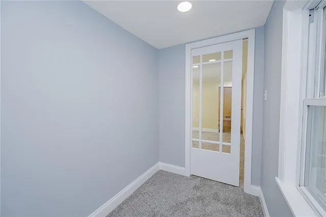 a view of an empty room