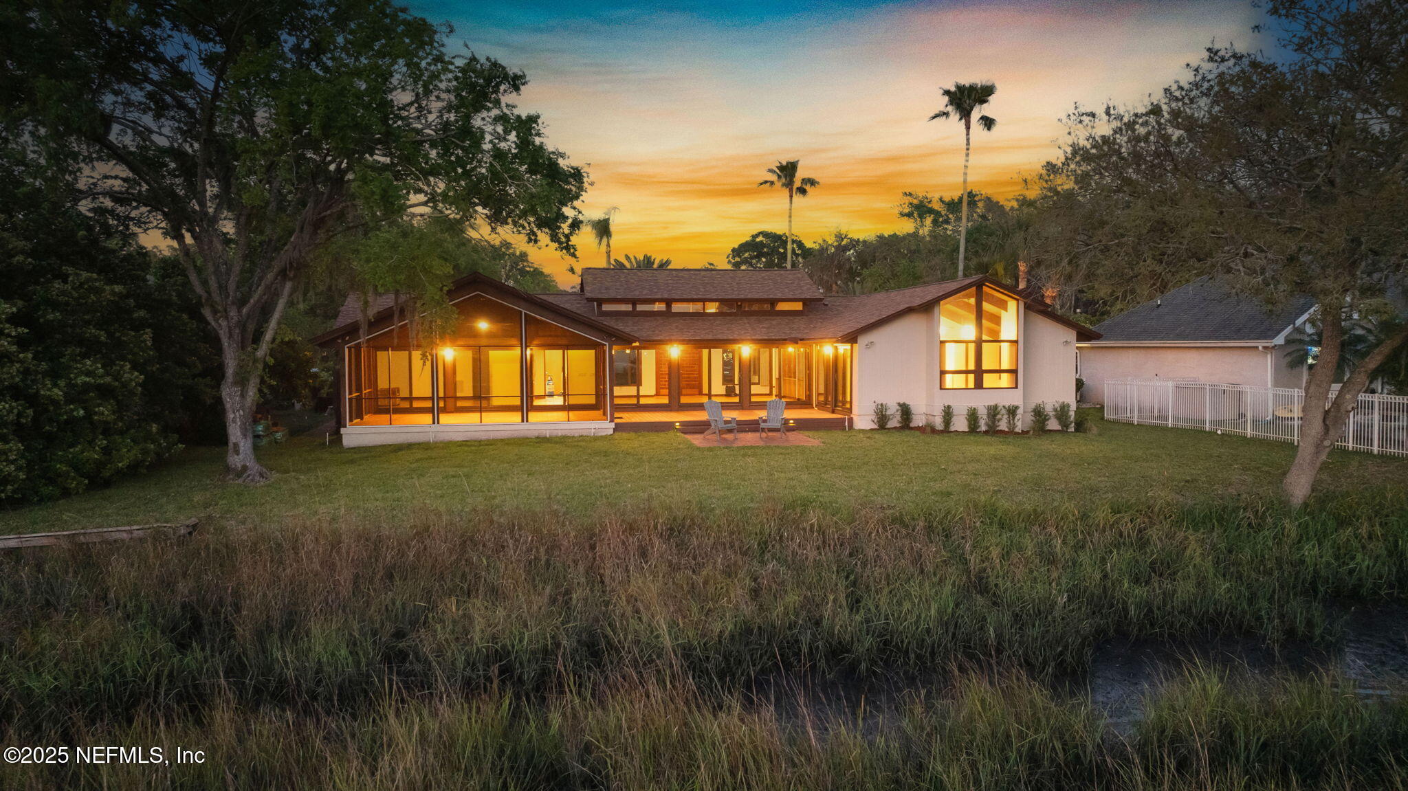 83 Tallwood Road Jacksonville Beach, FL 32250 - Photo 60 of 66 Sunset from the Intracoastal