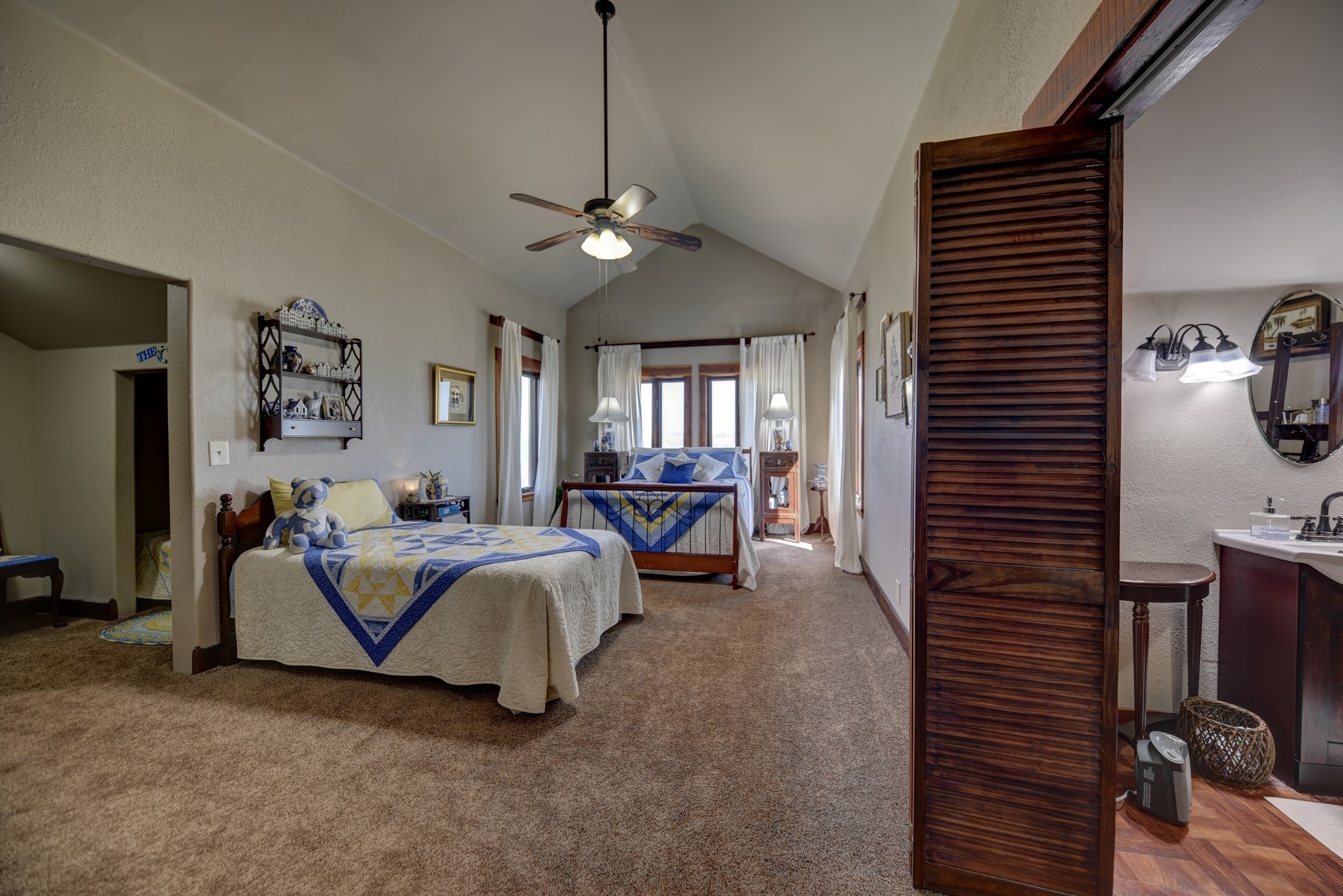 2645 Kallus Road La Grange, TX 78945 - Photo 16 of 25 a living room with furniture and a chandelier